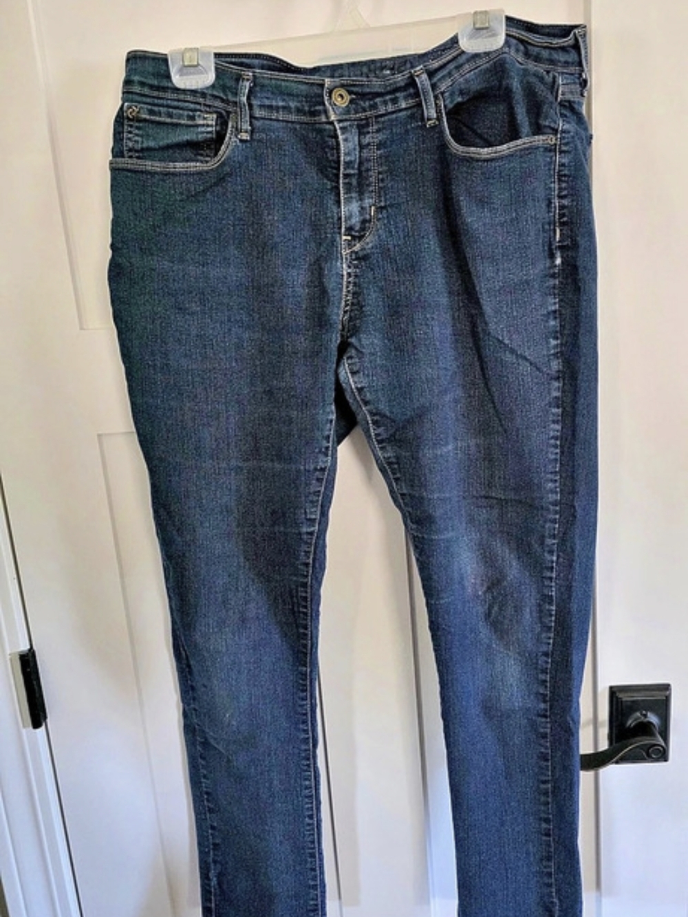 Denizen Skinny Jeans in Blue Waist 16